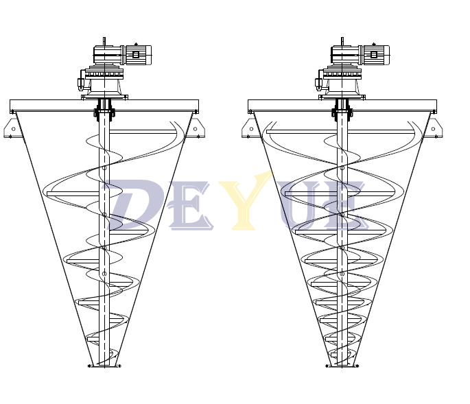 DSHL錐形螺旋混合機(jī)(圖4)