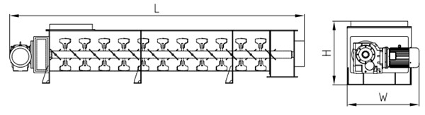 DJHX雙軸連續(xù)式混合機(jī)(圖6)